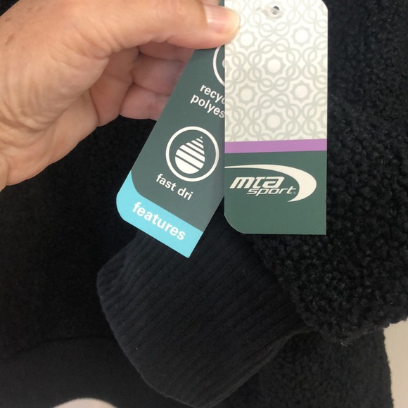 MTA Sports Ladies Hoodie Black Large Fast Dry NWT - Picture 5 of 8